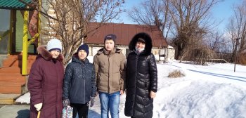 Учащиеся 7В и лидеры ДО"Юные Россы" оказали помощь